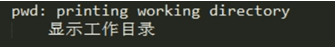 文件系統(tǒng)常用命令：pwd命令
