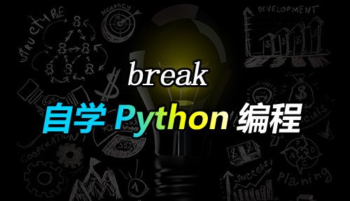 自學Python編程【第三十二節】break