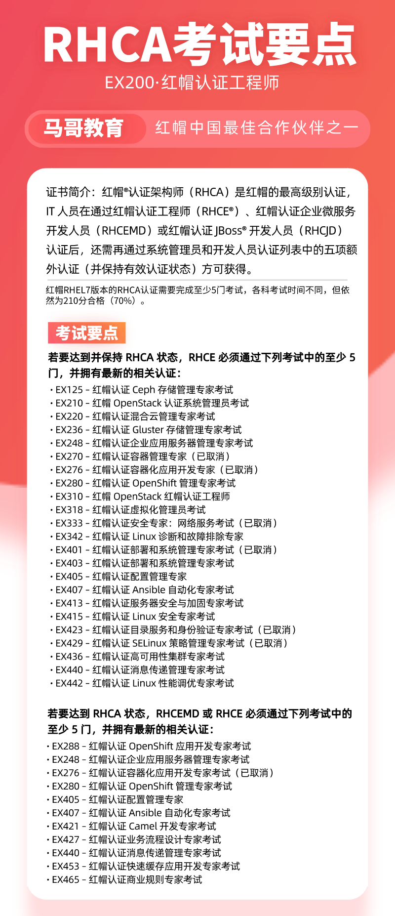 @所有人，攜手紅帽、騰訊云官方考證居然能便宜這么多？戳→