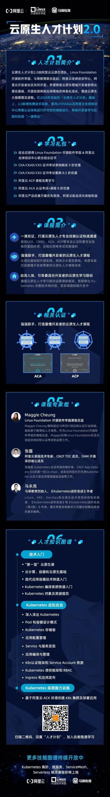 馬哥教育攜手阿里云、LFOSSA聯合發布云原生人才計劃 2.0，基于開源與云打造培養認證體系！