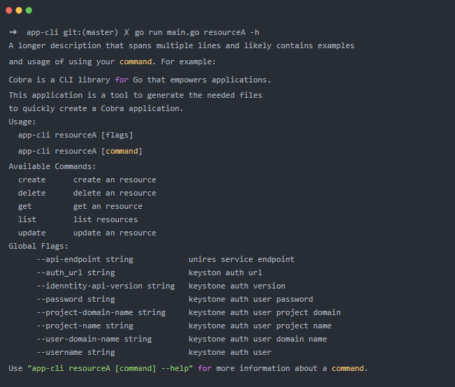 使用Golang開發OpenStack服務的CLI