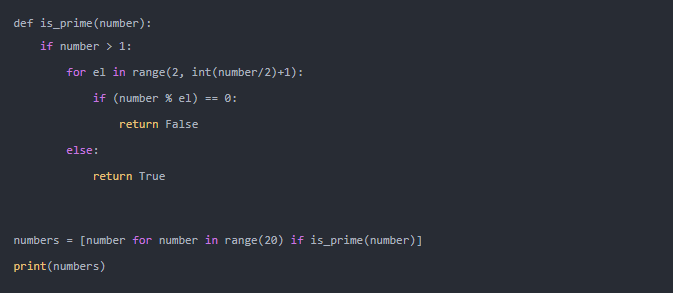 Python 的列表解析式是解決任務最有效的方法嗎？