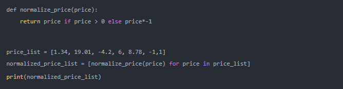 Python 的列表解析式是解決任務最有效的方法嗎？