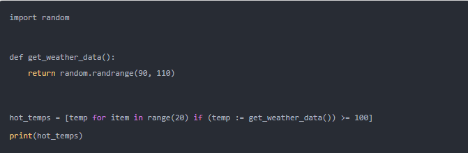 Python 的列表解析式是解決任務最有效的方法嗎？