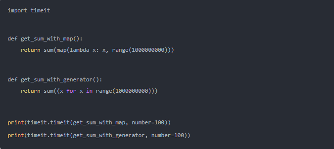 Python 的列表解析式是解決任務最有效的方法嗎？